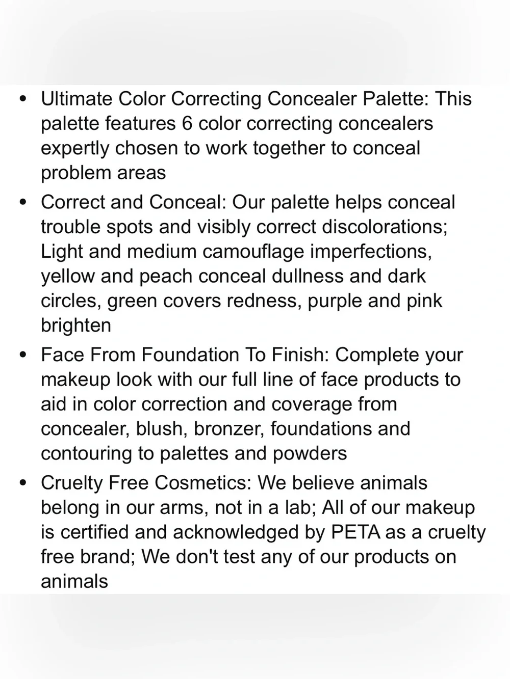 NYX please six correction